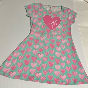 Valentine’s Day dress Pink Heart Patterned Dress